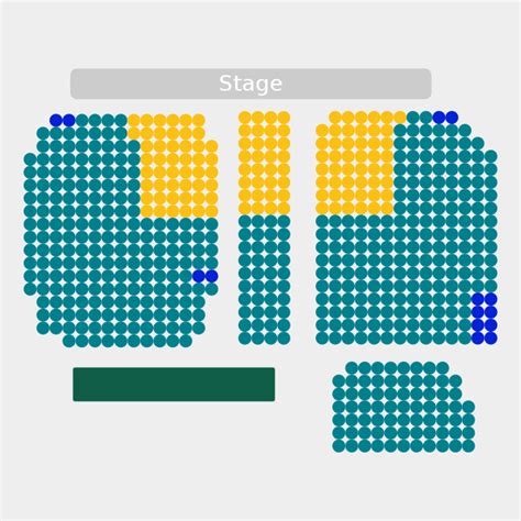 The Kent Stage Seating Chart: A Visual Reference of Charts | Chart Master