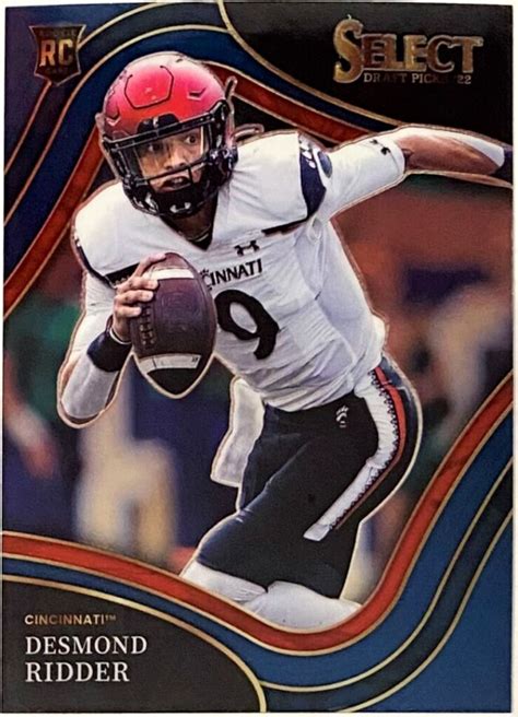 Desmond Ridder Panini Select Draft Picks Cincinnati Bearcats