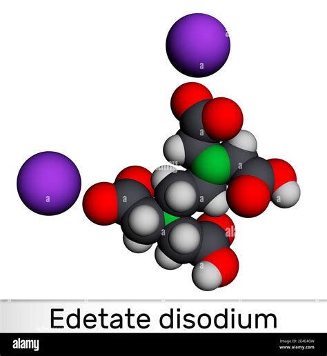 Disodium Edta Edetate Disodium Disodium Edetate Molecule It Is