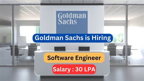 Goldman Sachs Hiring 2024 Recruitment For Freshers Salary Rs 30