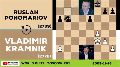 Vladimir Kramnik Vs Ruslan Ponomariov World Blitz