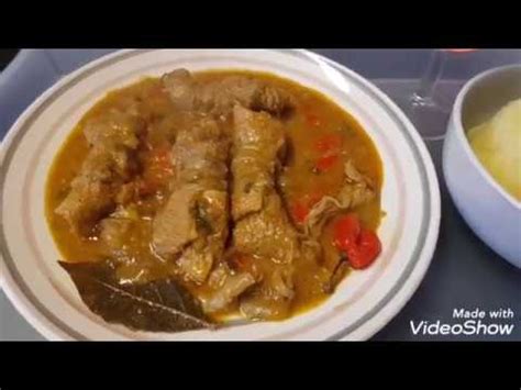 How To Make Cow Intestine And Tripe Comment Faire L Intestin Et Les