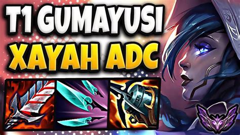 T1 Gumayusi Xayah Vs Tristana ADC Triple Kill Patch 13 20 Ranked