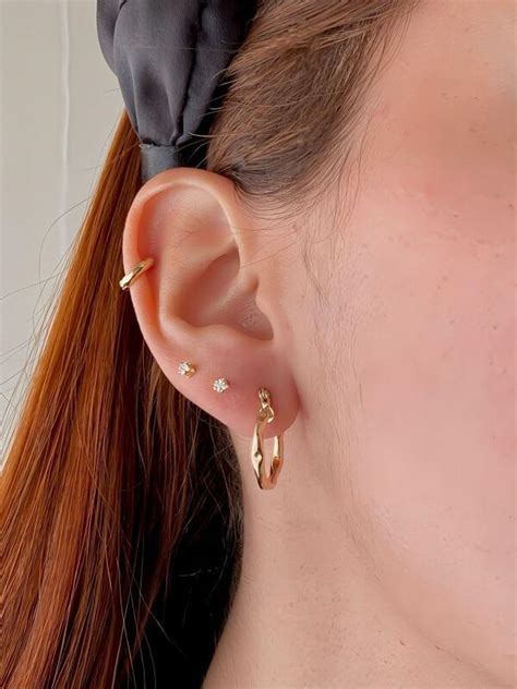 Candonga Entorchada 16mm Oro Laminado 18k