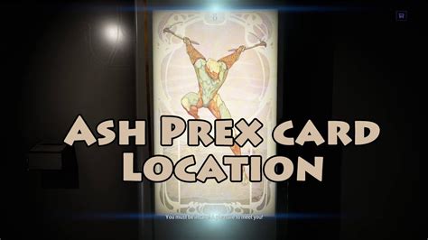 Ash Prex Card Location Warframe Tarot Card Leverian Card 8 Youtube