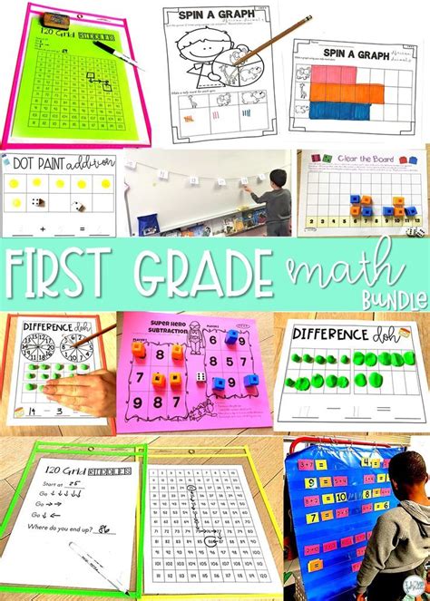 First Grade Math THE BUNDLE DISTANCE Lessons and Activities for 1st ...