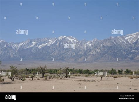 Manzanar Relocation Camp In California Stock Photo Alamy