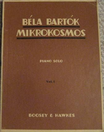 Bela Bartok Mikrokosmos Piano Solo Volume 1 Béla Bartók Amazon Books