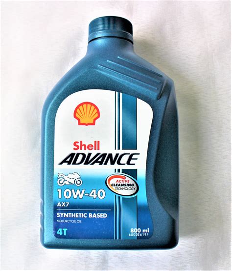 Original Shell Advance 4t Synthetic Based Motorycle Oil 10w 40 Ax7 800 Ml Lazada Ph