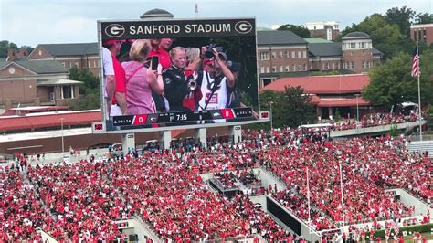 Uga Pre Game Battle Hymn 10 2 21 Youtube