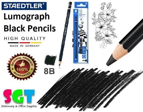 STAEDTLER MARS LUMOGRAPH BLACK PENCIL 8B Lazada