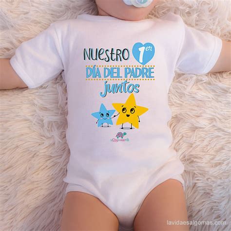 Body Nuestro Primer D A Del Padre Juntos Personalizado Abierto Hombro