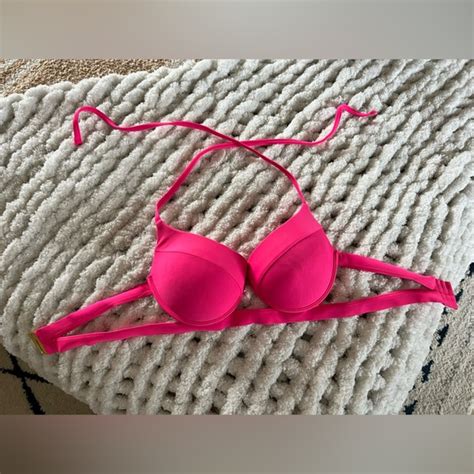 Tinibikini Swim Hot Pink Super Push Up Bikini Top Poshmark