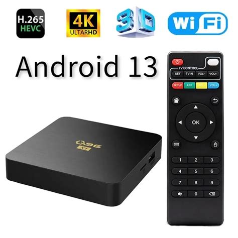 Q96 X1 Smart TV Device HD 4K Decoder Android 13 AllWinner H3 WiFi 4G