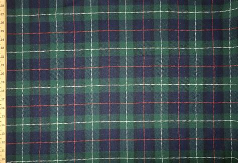 Blue & Green Plaid | AntiqueFabric.com