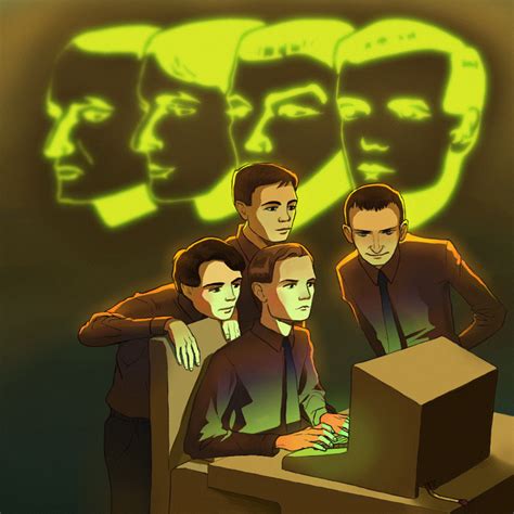 Kunst Arbeiter (Kraftwerk members checking out what this computer...)