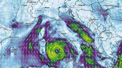 Ciclone Mediterraneo 16 17 Ottobre 2024