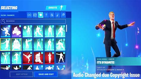 Fortnite Agent Jones Skin With All My Fortnite Dances And Emotes