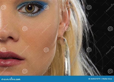 Blonde Figure Model In A Studio Environment Stock Image Image Of Blonde Color