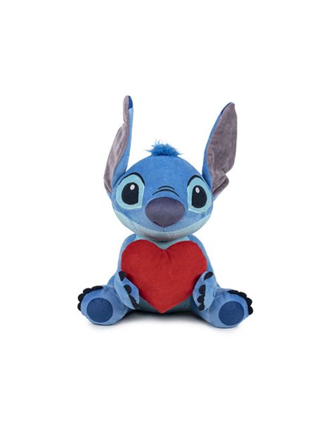 Peluche Stitch Coraz N Disney Con Sonido Cm Mejor Precio