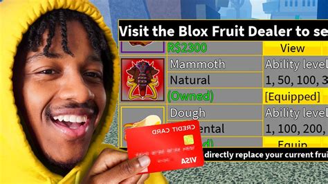 I Spent 50 000 Robux On The NEW Roblox Blox Fruits UPDATE 20 MAMMOTH