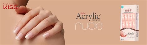 Amazon Kiss Salon Acrylic Nude French Nails Graceful Count Beauty Personal Care