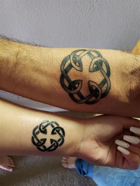 Father Daughter Celtic Tattoo