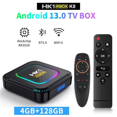 HK1 RBOX K8 Android 13 0 TV Box Rockchip RK3528 Quad Core BT5 0 8K