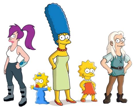 female character matt groening animated  marvinthegallimimus