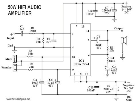 STA540 Power Amplifier Datasheet Pinout And Equivalents