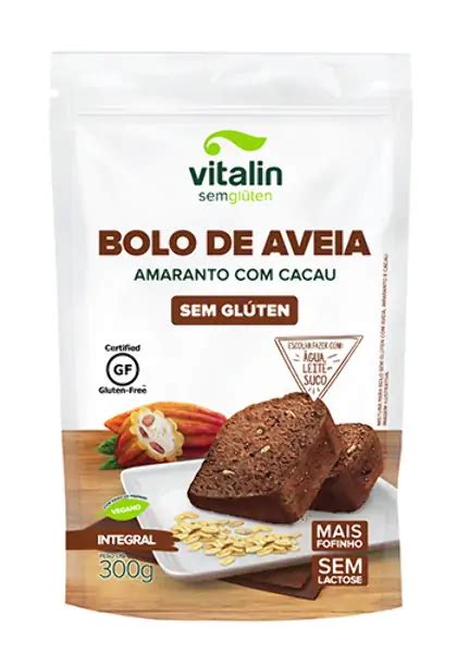 Mist Bolo Vitalin Aveia Amar Ca S Glutem 300g Supertem