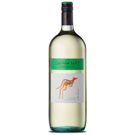 Yellow Tail Pinot Grigio White Wine Australia L Bottle Abv