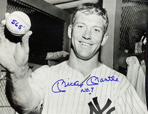 Lot Detail Stunning Mickey Mantle Signed X Photo W No