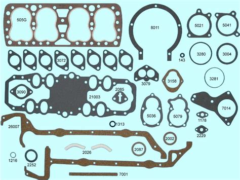 Engine Rebuilding Set Rs G Vintage Gaskets