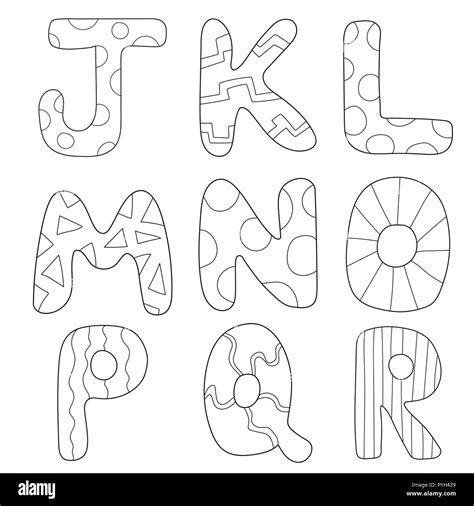 Livre De Coloriage Alphabet Dessin Anim Ou D Un Jeu De Pages Pour L