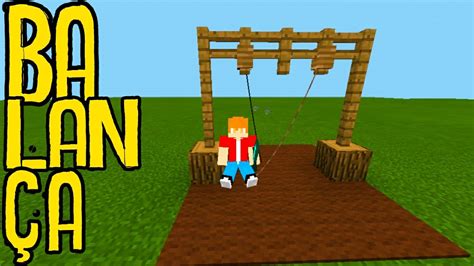 Como Fazer Um Balan O Funcional No Minecraft Pe Sem Mods