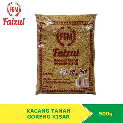 Serbuk Kacang Tanah Goreng Kisar G Tumbuk Hancur Faizul Roasted