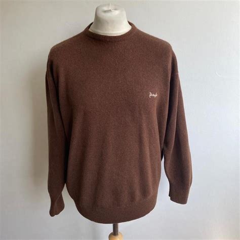 Pringle Mens Brown Jumper Depop