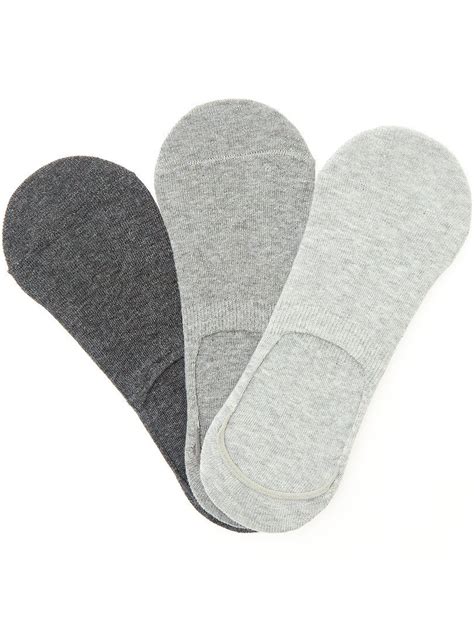 Lot De Paires De Chaussettes Invisibles Gris Kiabi