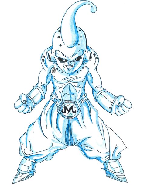 Majin Buu Sketch by Thorns-Reality on DeviantArt