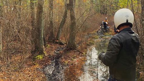 Dirt Bike Lake Atsion Pine Barrens Chin On The Tank Motorcycle