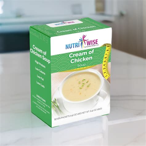 Nutriwise Protein Cream Of Chicken Diet Protein Soup 7 Box