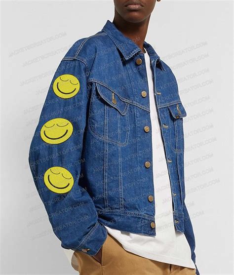 Jabari Entergalactic Jacket Kid Cudi Smiley Face Jacket Jackets Creator