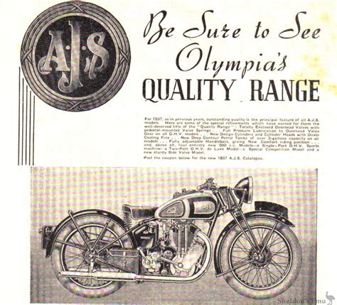 Ajs 1936 At The Olympia Show