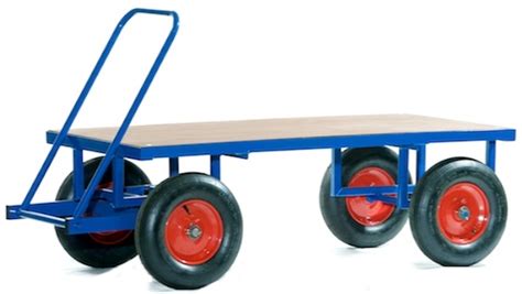 Industrial Build Flat Bed Trolley 1500mm X 700mm Ollies Trolleys