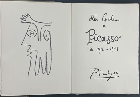 Pablo Picasso And Jean Cocteau S Picasso De 1916 Ã 1961 24 Lithographs By Jean Cocteau Artist