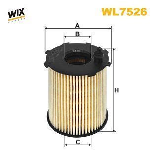 WL7526 WIX Filtro De Oleo Superauto Baterias Inversores