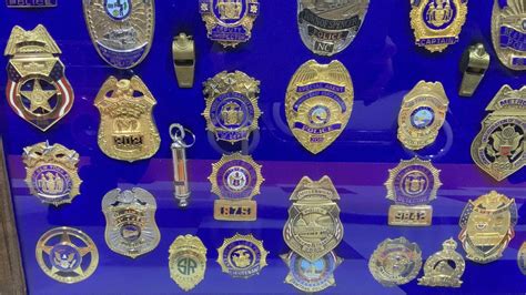 Police Badges Display Case G4 The Eddie Vannoy Collection 2020