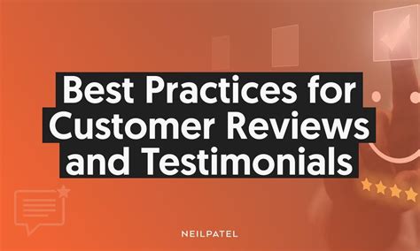 Best Practices For Customer Reviews And Testimonials