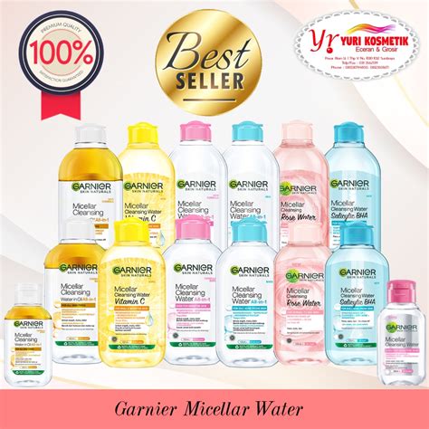 Jual Garnier Micellar Water Garnier Micellar Pink Blue Yellow